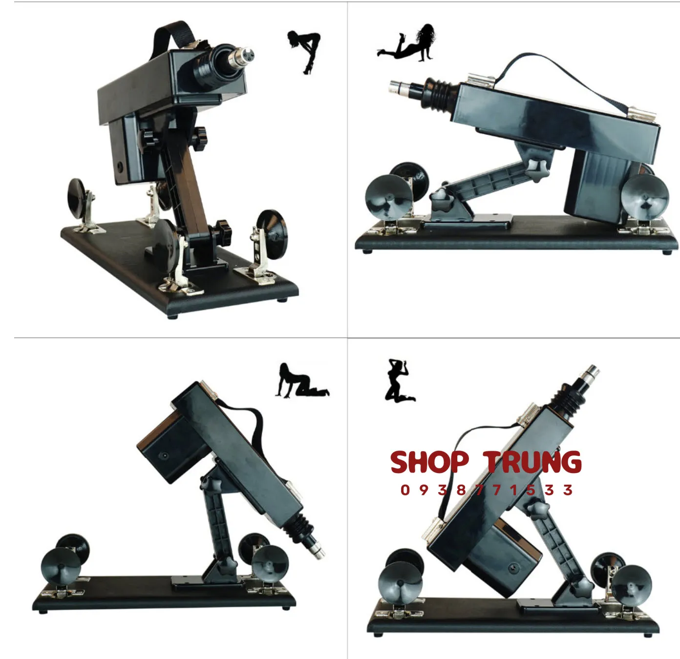 Machine Gun Female Automatic Vibrator 6 Heads — photo 6