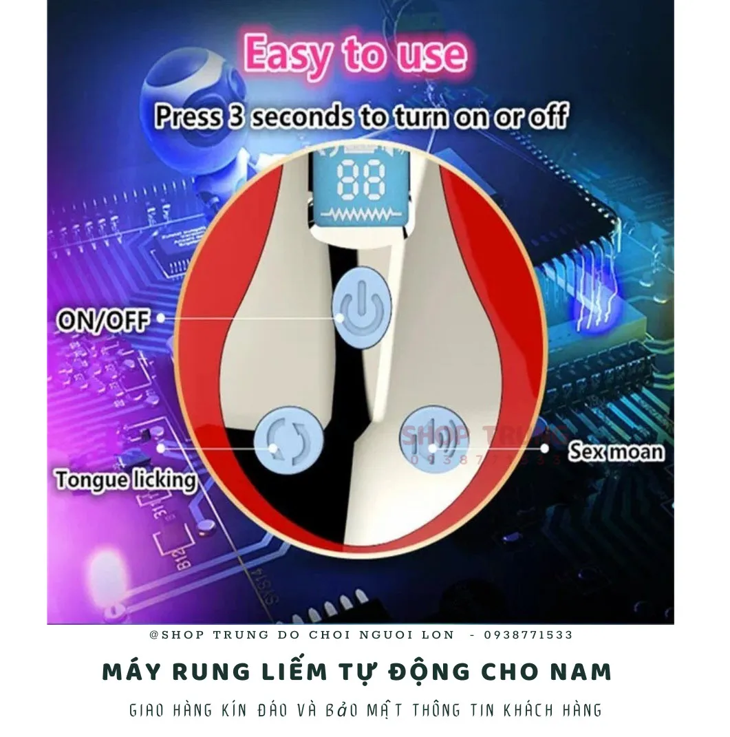 Male Vibrating Licking and Thrusting Massage Device — photo 3