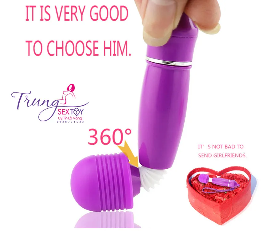 Mini Wand Extreme Powerful Clitoral Vibrator for Female Orgasm — photo 3