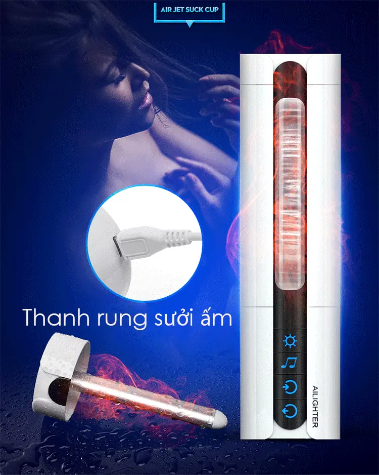 Compact Air Jet AD40B Male Masturbator Heater 7 Modes Fun — photo 6