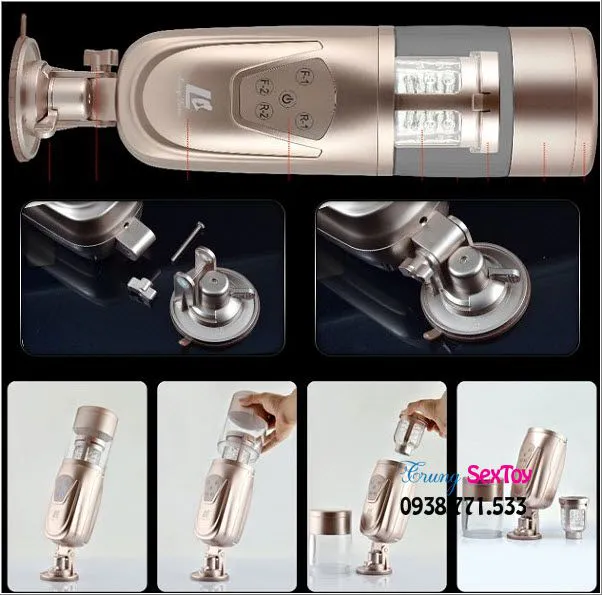 Flashing Lover Male Masturbator 10 Frequencies Vibration Rotating — photo 2