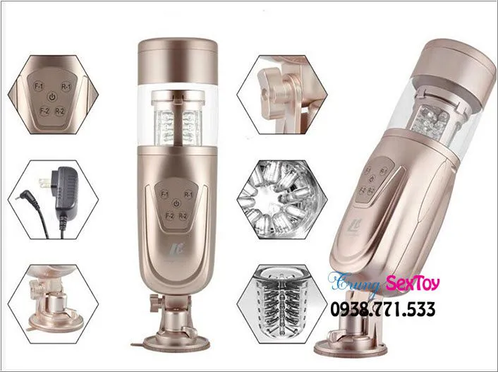 Flashing Lover Male Masturbator 10 Frequencies Vibration Rotating — photo 4