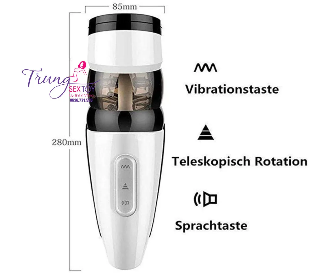 Katerina Auto Male Masturbator 10 Vibe Modes Silicone — photo 3