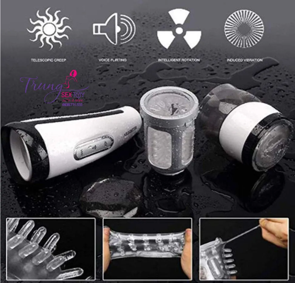 Katerina Auto Male Masturbator 10 Vibe Modes Silicone — photo 5