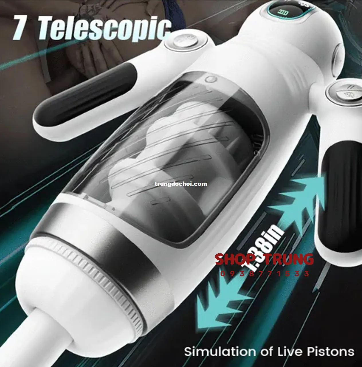 Lusty Herbbie Male Masturbator 12 Vibrations 7 Thrust Modes — photo 4