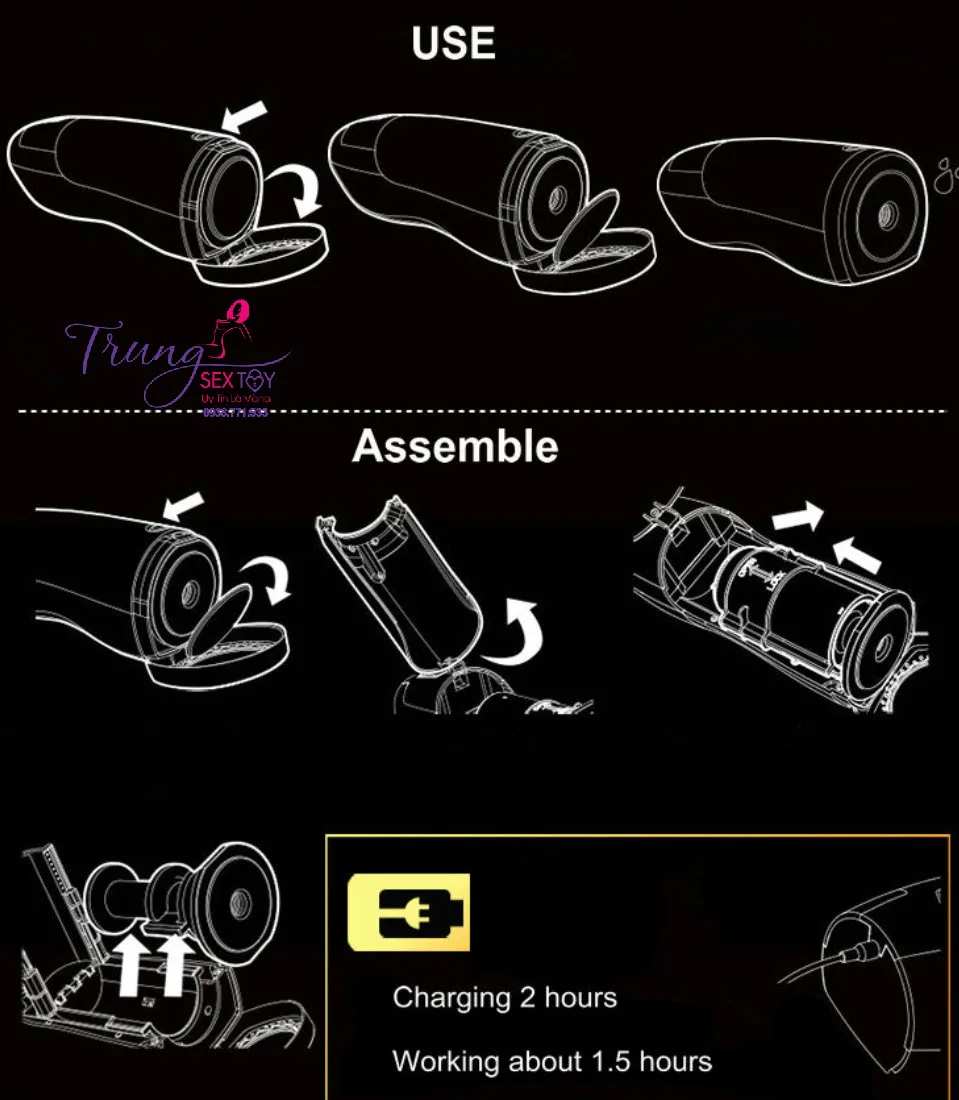 Piston Heat IR Male Masturbator Six Vibration Modes — photo 5