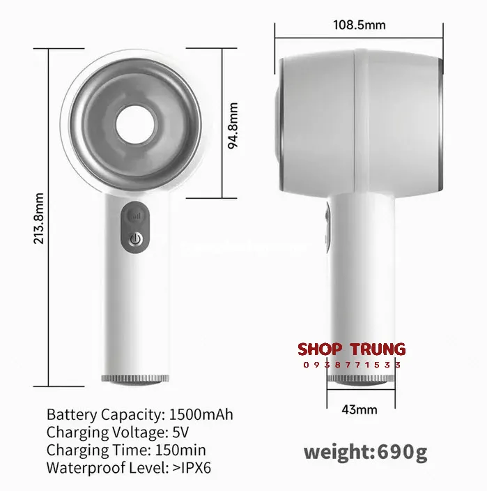 XF006 Handheld Male Masturbator Vibrating Thrusting Toy — photo 7
