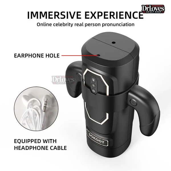 SOKOOT Handheld Vibrating Heating Suction Masturbator — photo 6