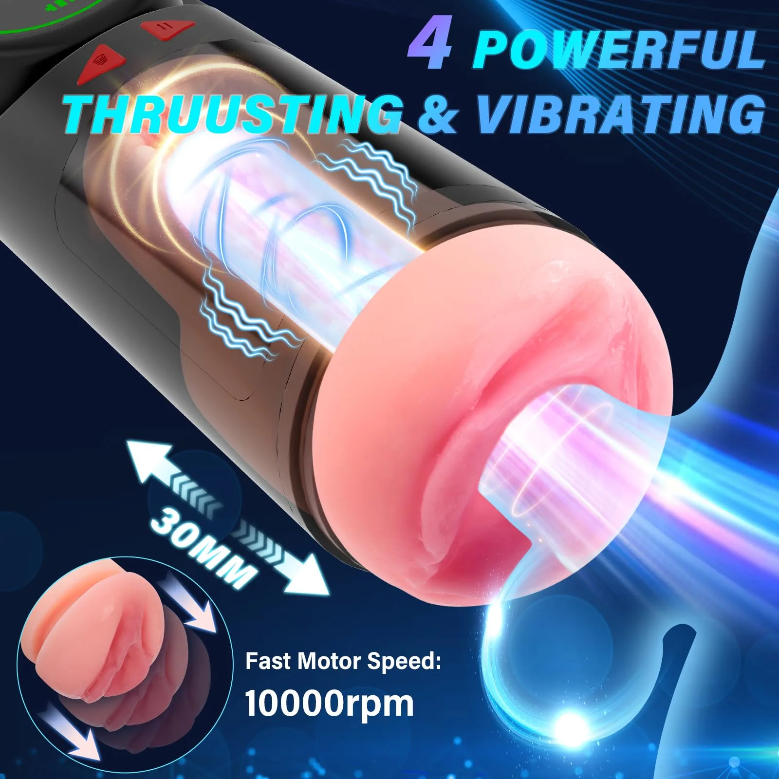 Spaceman masturbation device strong suction vibrator — photo 5