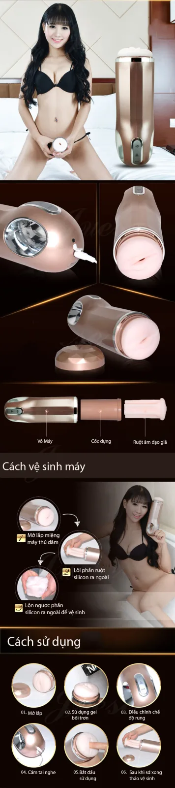 Nano AD34D Premium Male Automatic Masturbator, 10 Vibes + 3 Thrusts — photo 2