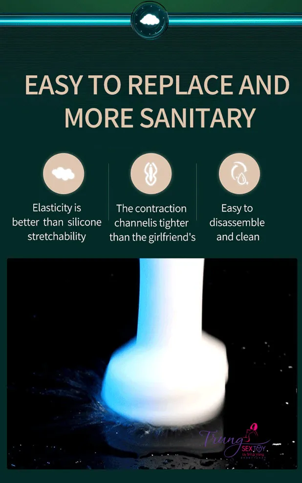 UNIMAT Deep Throat Automatic USB Silicone Male Masturbator — photo 4