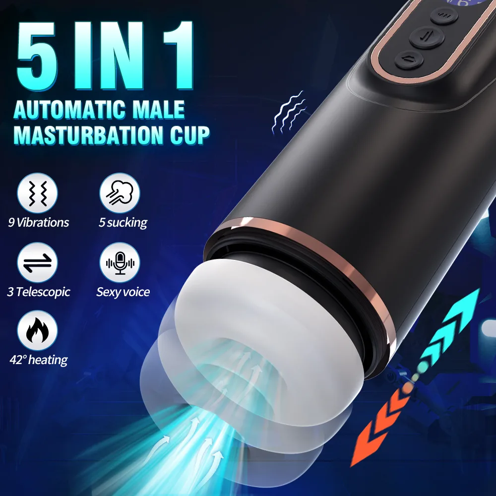 Automatic Heated Suction Masturbator 9Vibrations 7Pumps — photo 3