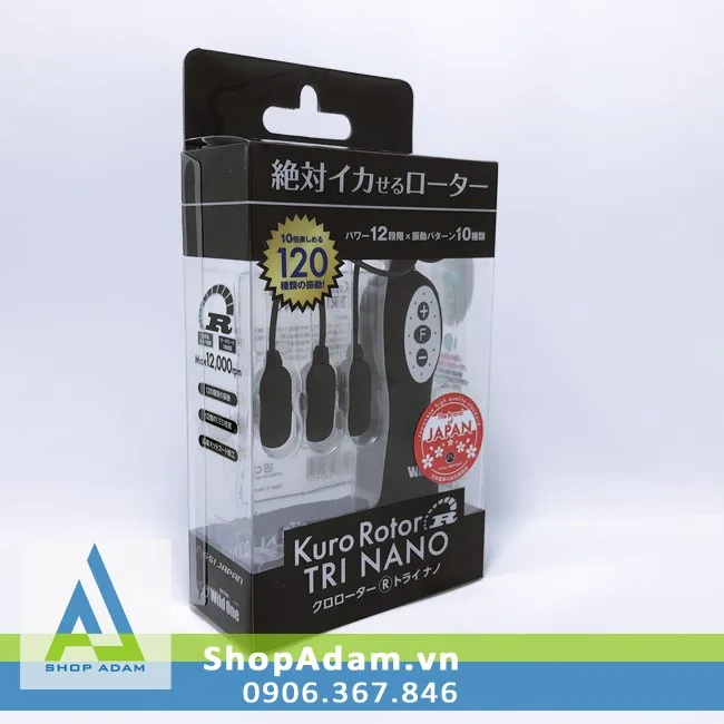 Kuro Rotor Tri Nano Mini Vibrator Triple Head Japan — photo 2