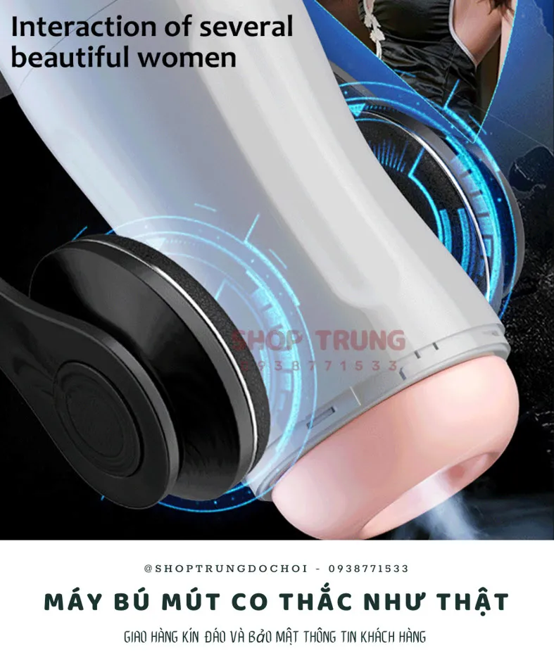 Heihei Cup Auto Rumble Vacuum USB Rechargeable Male Masturbator — photo 2