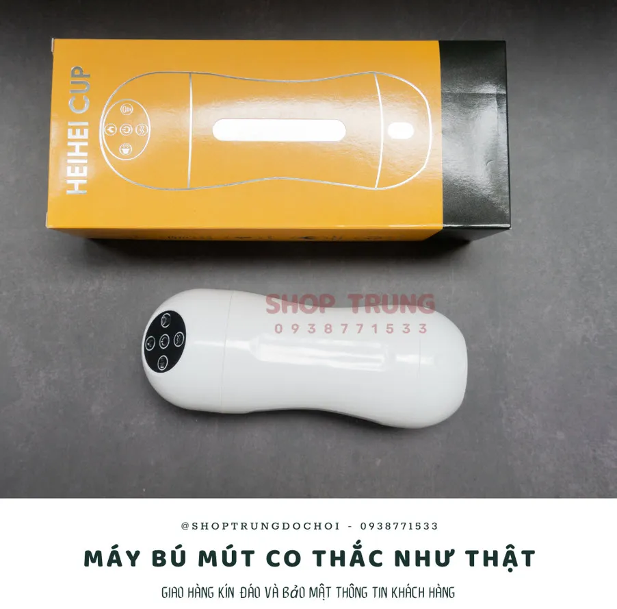 Heihei Cup Auto Rumble Vacuum USB Rechargeable Male Masturbator — photo 6