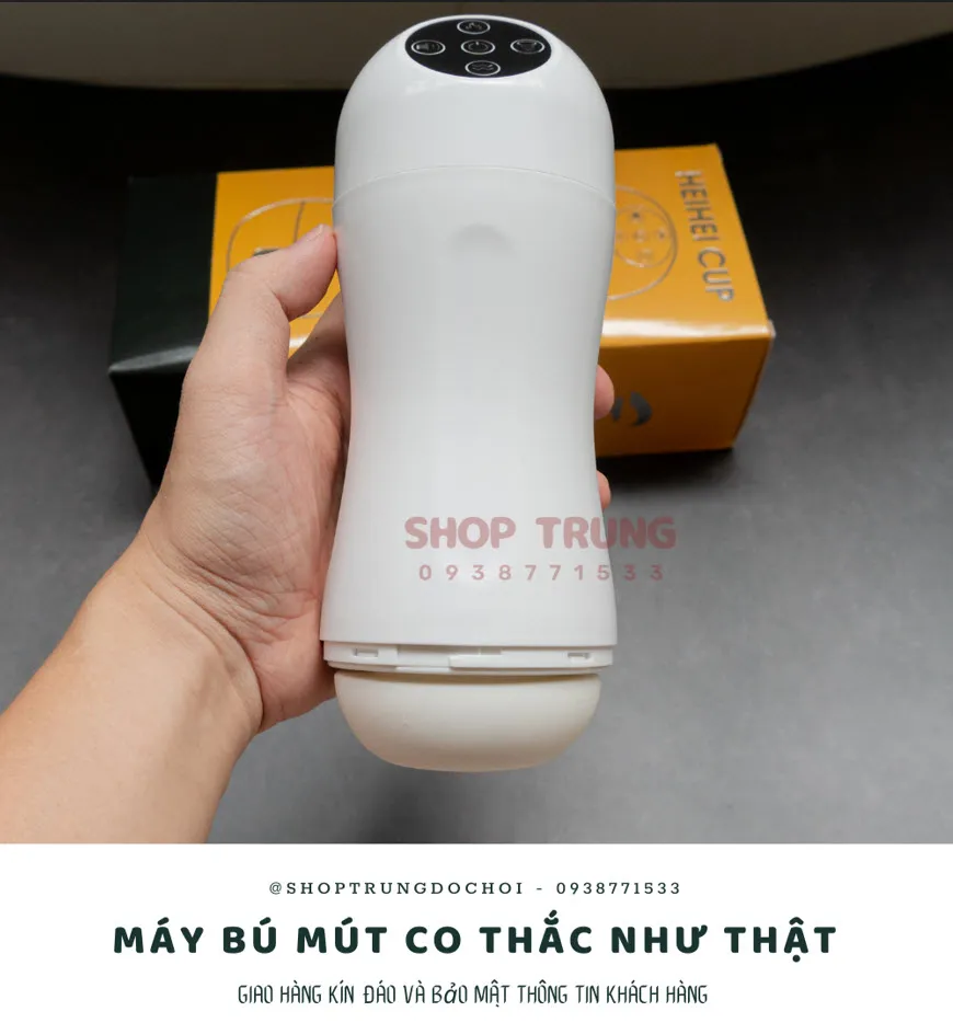 Heihei Cup Auto Rumble Vacuum USB Rechargeable Male Masturbator — photo 7