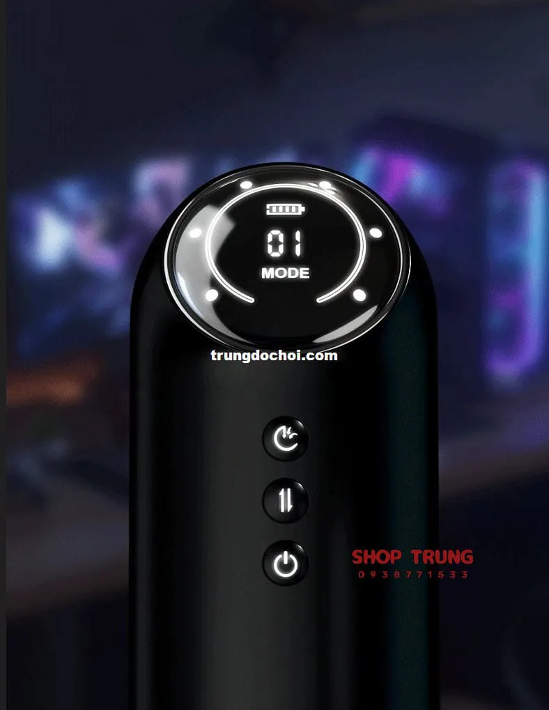 Seappiness Automatic Suction & Thrusting Male Masturbator, Black — photo 5
