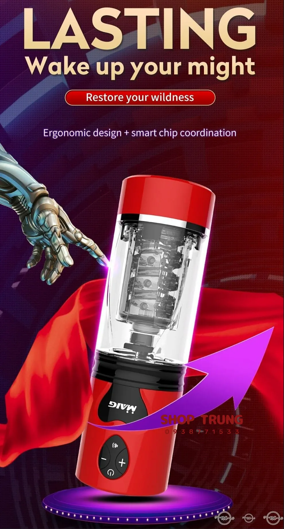Mgic 2023 Male Vibrating Thrusting Masturbator USB — photo 5