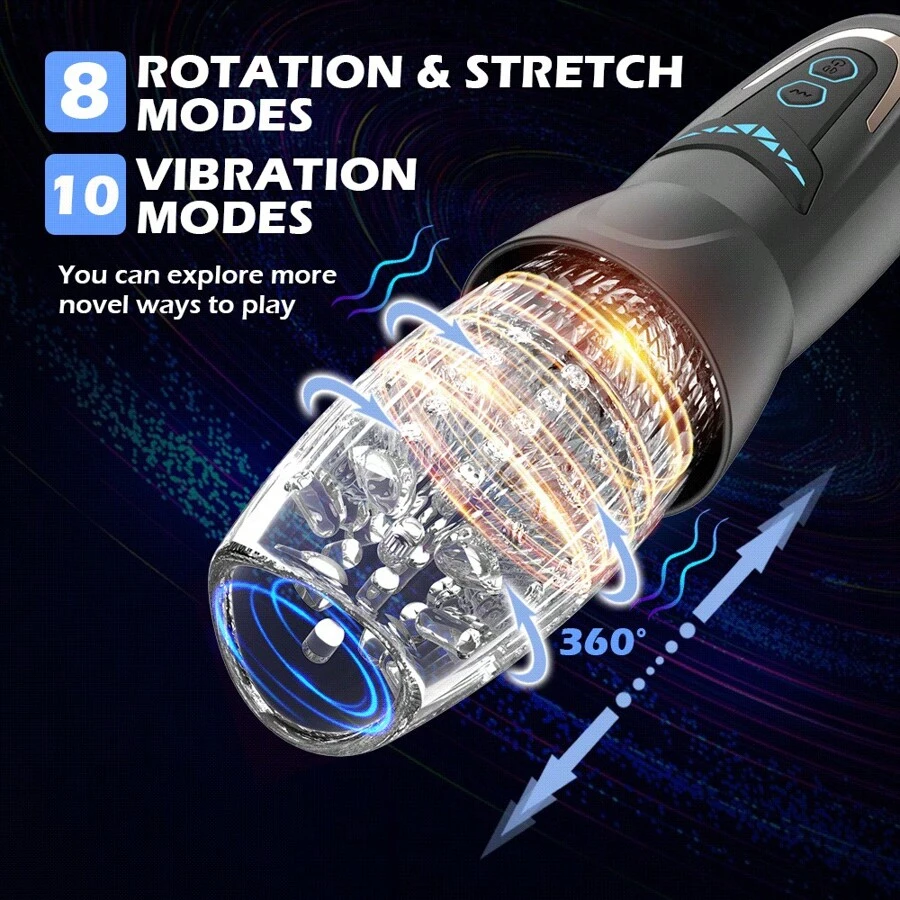 Touch Girl Auto Rotate Thrust Realistic Masturbator — photo 5