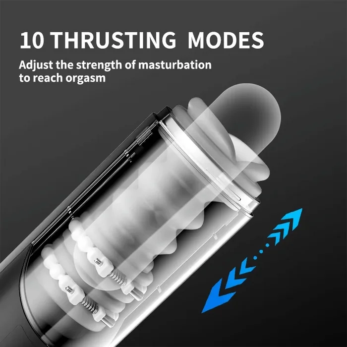 XSpaceCup XT12 Automatic Thrusting Male Masturbator – Waterproof — photo 6
