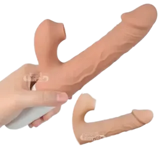Medical Silicone G-Spot Suction Vibrator DV73B for Women