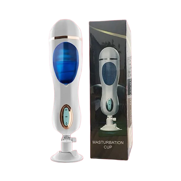 Mega Bator Mouth Auto Sucking Vibrating Wall-Mount Masturbator