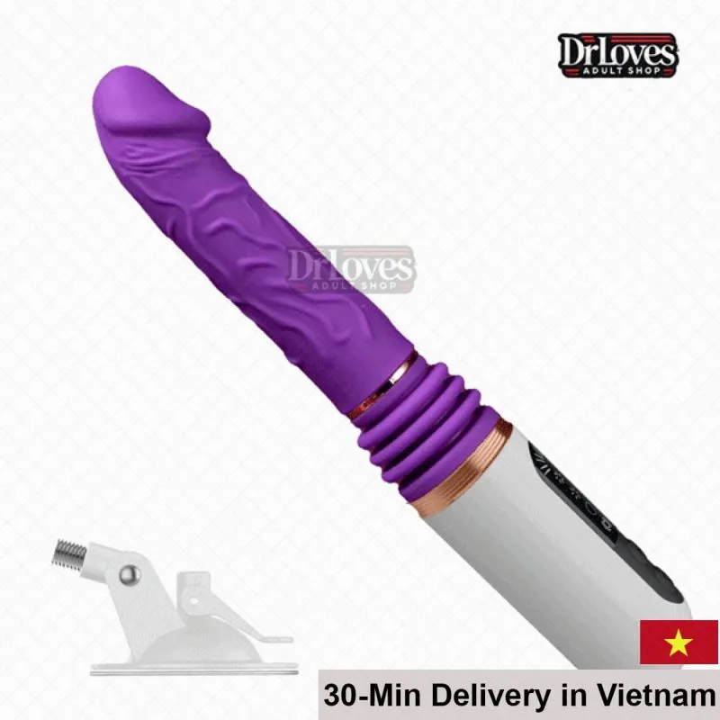 Megan Multi-mode Vibrating Thrusting Dildo Waterproof Rechargeable