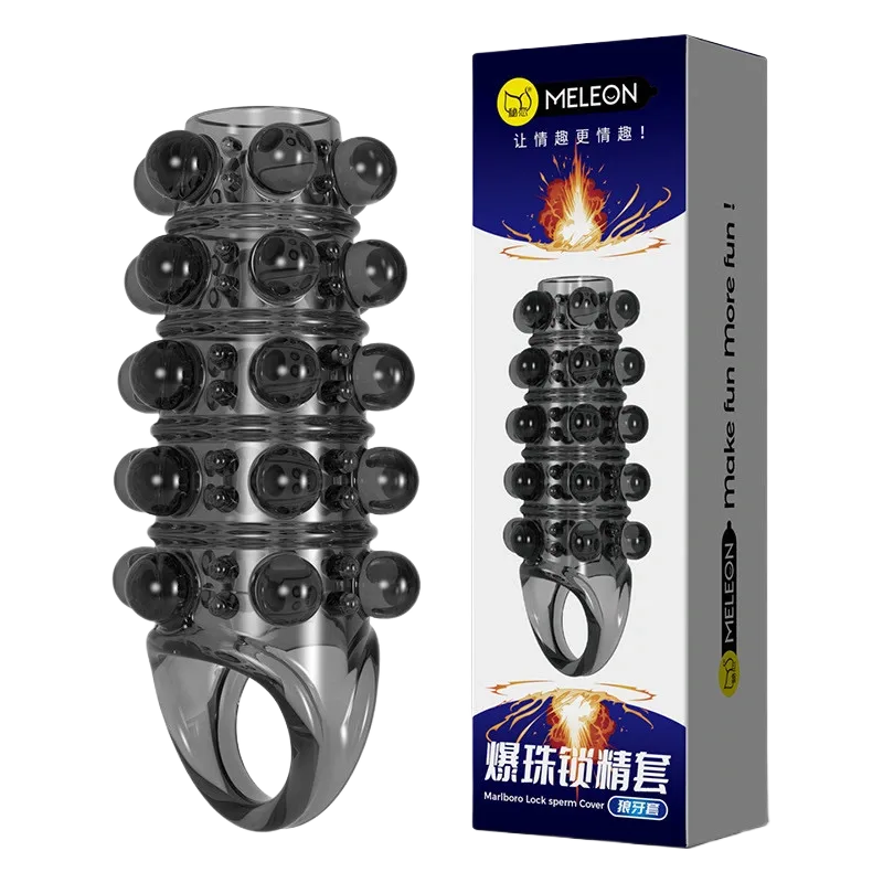 Meleon Marlboro Lock Sperm Cover Anti-Slip Spiked Cock Ring
