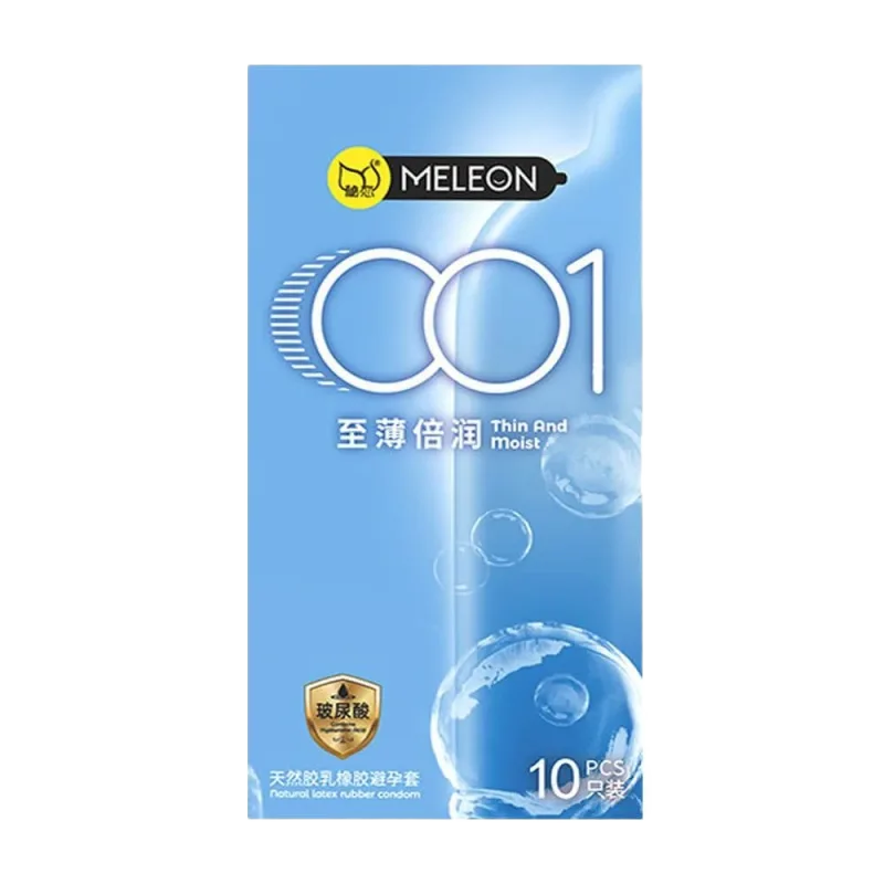 Meleon Thin Moist Condom Ultra Thin Natural Feel Sensation
