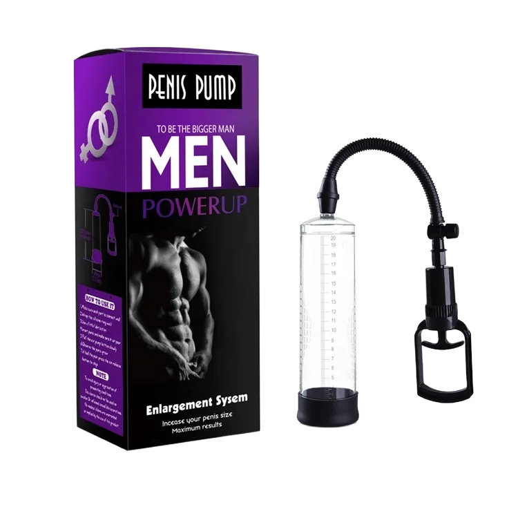 Men PowerUp Penis Enlarger Training Device Soft Silicone Kit