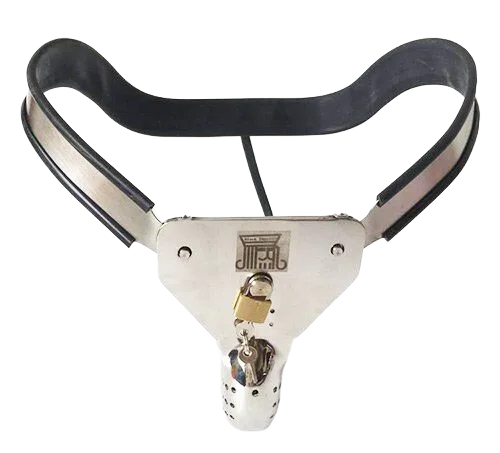 Men’s Stainless Steel Adjustable Chastity Belt