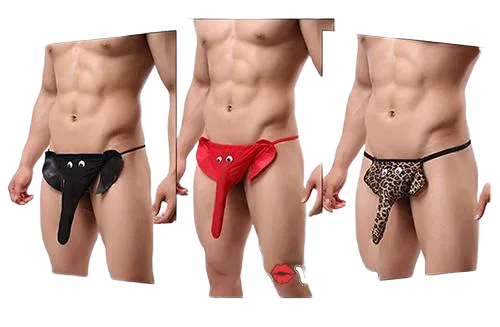 Men’s Thong Underwear Voi Voi Sexy Breathable Cotton