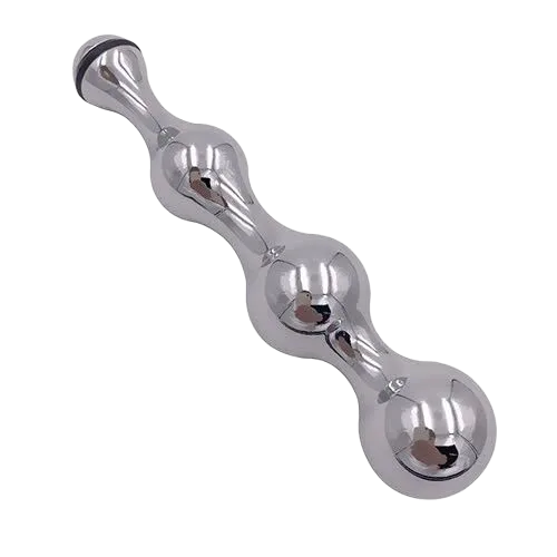 Metal Anal Plug Bead Stimulator Adult Gay Toys