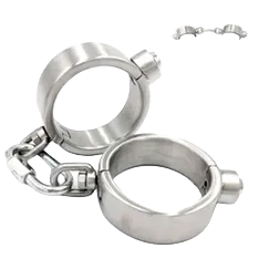 Metal Wrist Restraint Handcuffs BDSM Bondage Pleasure