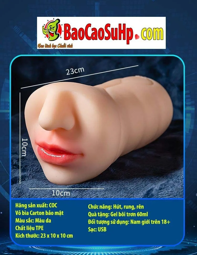 COC Madeline Realistic Automatic Vibrating Suction Mouth — photo 5