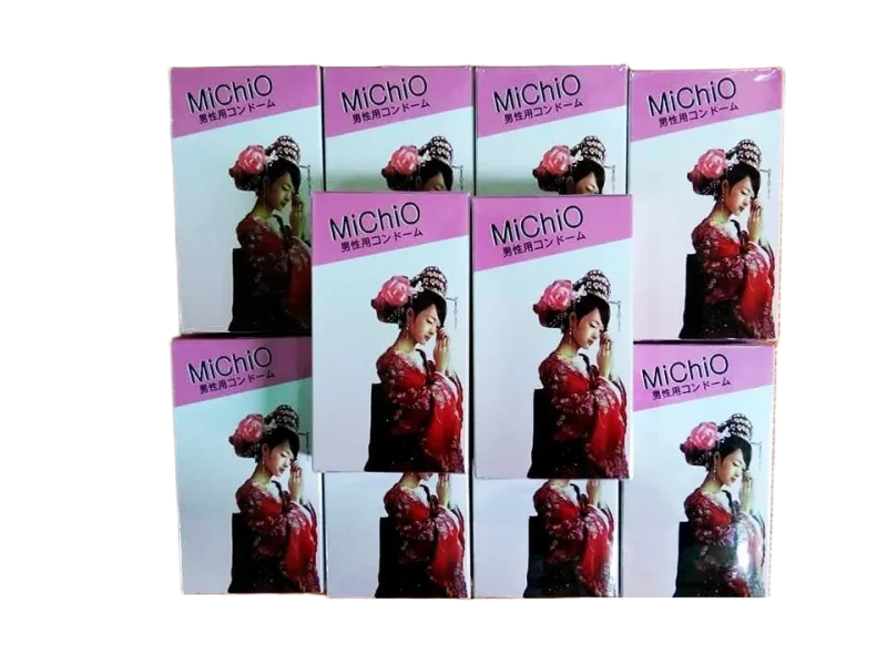 Michio Ultra-Thin Ribbed Japanese Condom for Female Pleasure