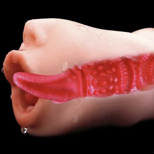 JB Oral Sex Silicone Mouth Tongue Licking Realistic Experience — photo 5