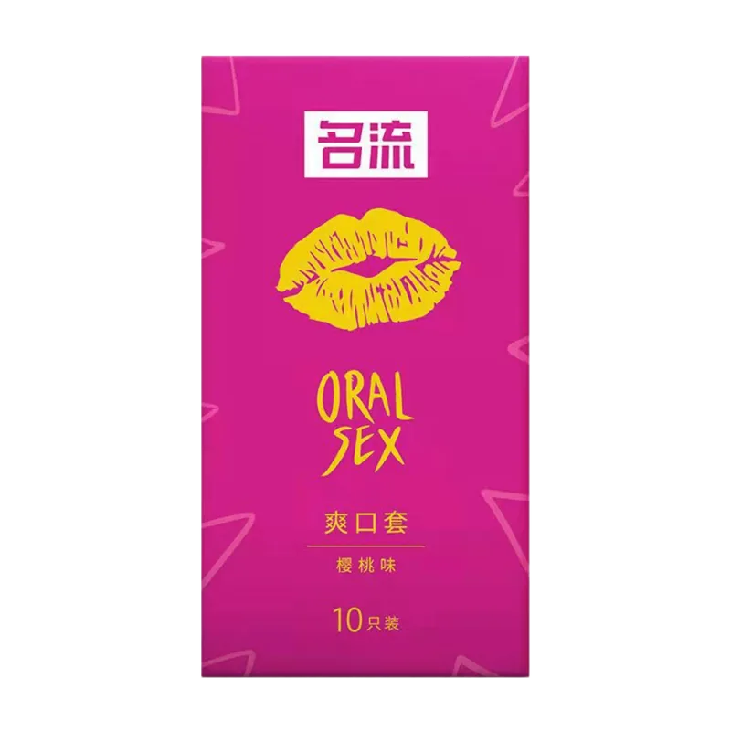 Mingliu Fruit Flavour Oral Sex Condoms Cherry Scent 10pcs Box