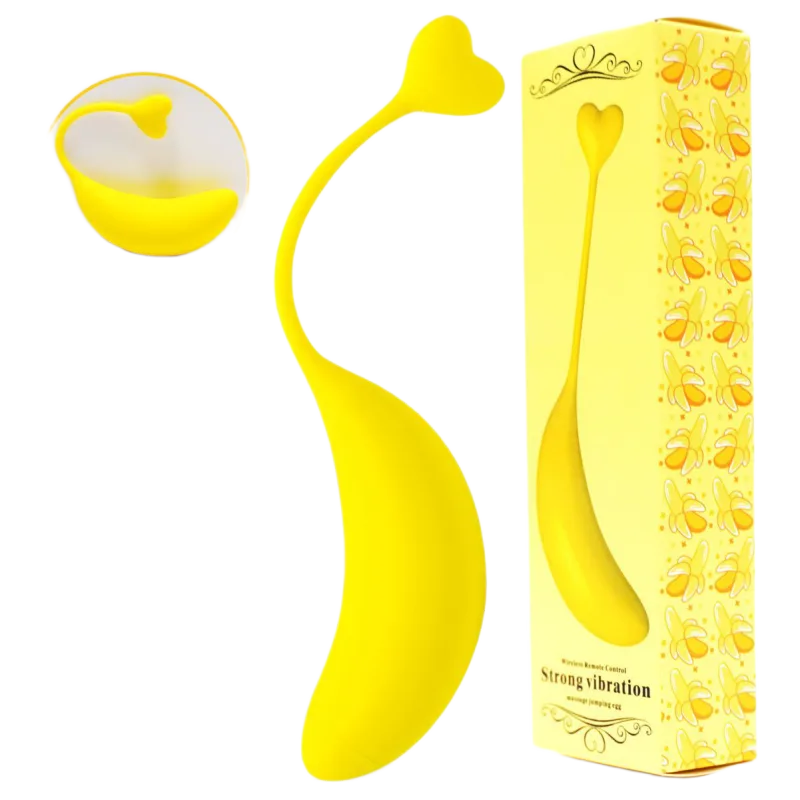 Mini Banana Shaped Remote Vibrator for Female Pleasure