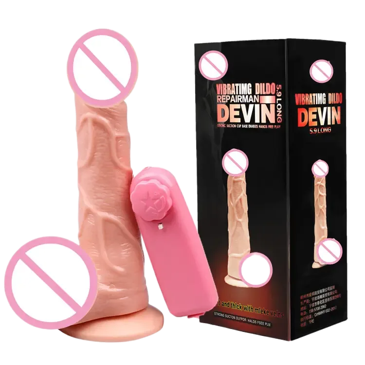 Mini Devin 5.9” Dildo 20+ Modes Powerful Massage Toy