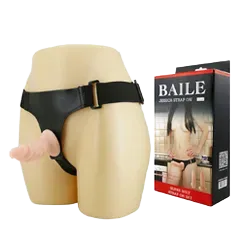 Mini Double Dildo Strap-On Soft Silicone for Lesbians