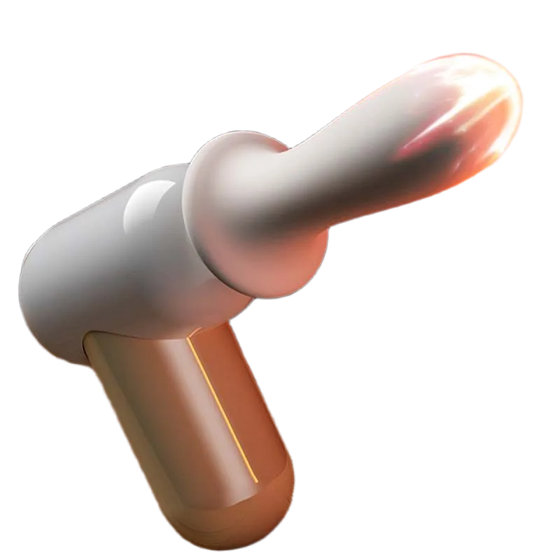 Mini Fascial Handheld Machine Dildo with Accessories