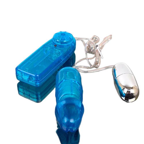 Mini Inox Vibrating Egg with Small Dildo for Pleasure