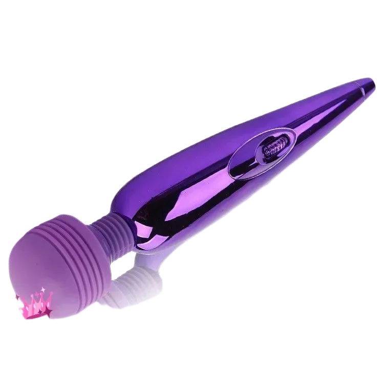 Mini Metal Plated Love Wand Rechargeable Vibrator