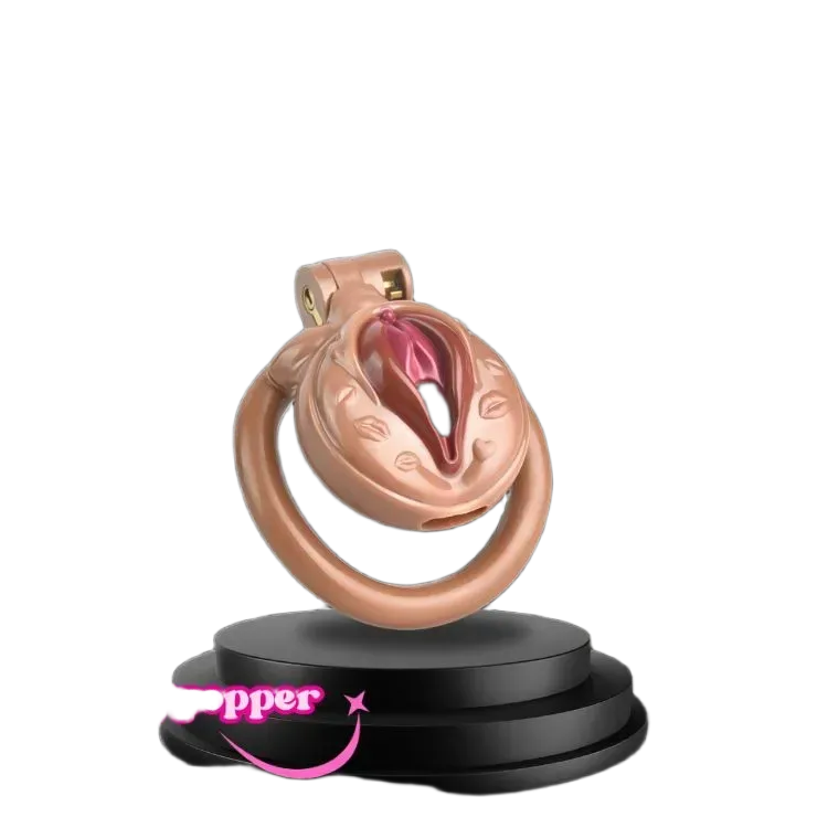 Mini Penis Lock With Realistic Vagina Design