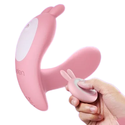 Mini rabbit vibrator with remote, G-spot massage, female satisfaction