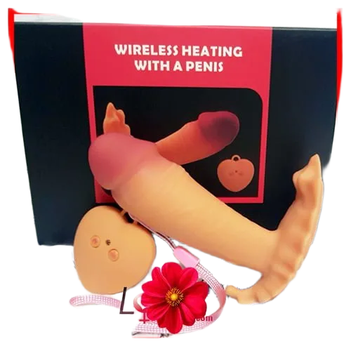Mini Remote Control Vibrating Heated Dildo SHP1203