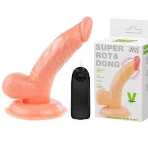 Mini Silicone Suction Vibrating Dildo Soft and Realistic
