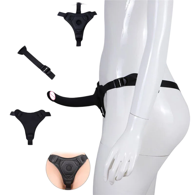 Mini Strap-On Dildo Anti-Slip Lesbian Pleasure Sex Toy Adjustable