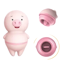 Mini Tongue Vibrator Pink Clitoral Stimulator ABS